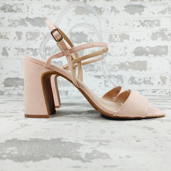 NEW BP Larissa Block Heel Slingback Ankle Strap Summer Sandals X419 - Picture 5 of 16